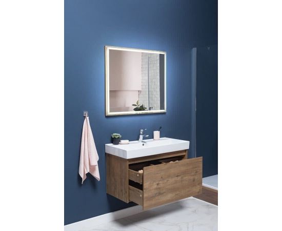 Тумба с раковиной Aquanet Nova Lite 90 дуб рустикальный (1 ящик) арт. 00254698_, изображение 18