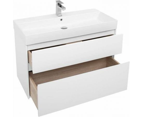 Тумба с раковиной Aquanet Бруклин 100 белый арт. 00212599_, изображение 7