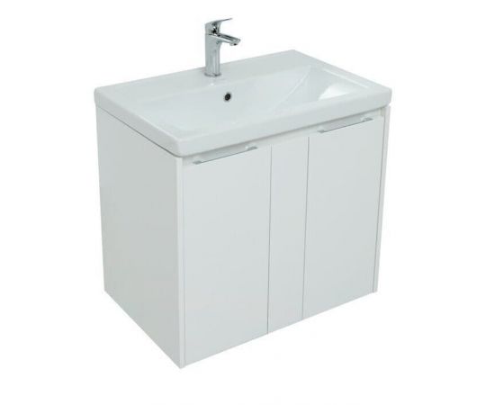Тумба с раковиной Aquanet Клио 70 белый глянец арт. 00280877_, изображение 2