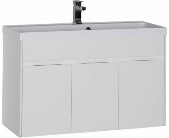Тумба с раковиной Aquanet Латина 100 белый арт. 00212837_, изображение 2