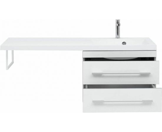 Тумба с раковиной Aquanet Верона 120 R белый (подвесная, 2 ящика) арт. 00239946_, изображение 7