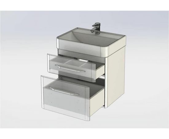 Тумба с раковиной Aquanet Виченца 60 белый арт. 00212665_, изображение 12