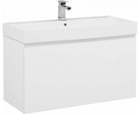 Тумба с раковиной Aquanet Йорк 100 белый арт. 00212594_, изображение 2