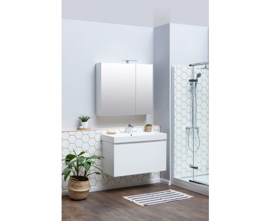 Тумба с раковиной Aquanet Йорк 100 белый арт. 00212594_, изображение 11