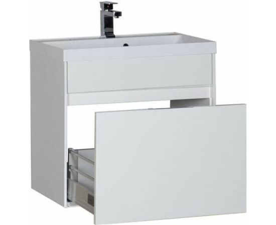 Тумба с раковиной Aquanet Латина 70 белый (1 ящик) арт. 00212834_, изображение 6