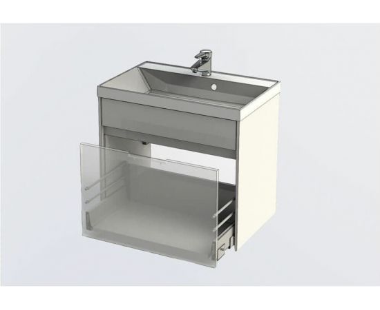 Тумба с раковиной Aquanet Латина 70 белый (1 ящик) арт. 00212834_, изображение 8