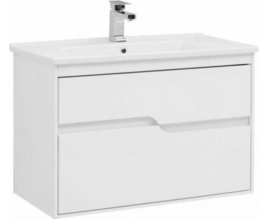 Тумба с раковиной Aquanet Модена 85 белый арт. 00212663_, изображение 2