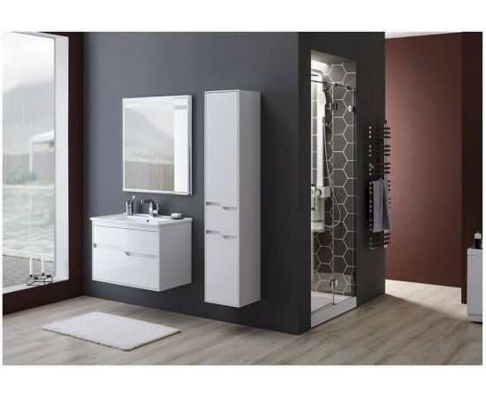 Тумба с раковиной Aquanet Модена 85 белый арт. 00212663_, изображение 8