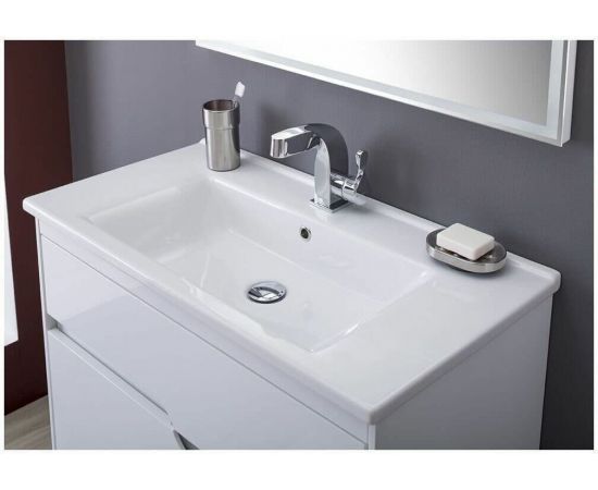 Тумба с раковиной Aquanet Модена 85 белый арт. 00212663_, изображение 9