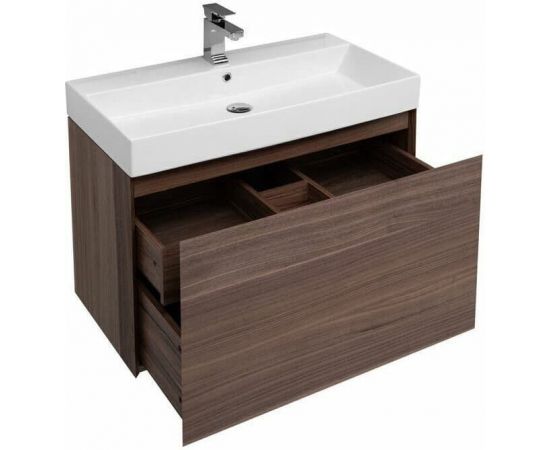 Тумба с раковиной Aquanet Нью-Йорк 85 орех арт. 00213936_, изображение 7