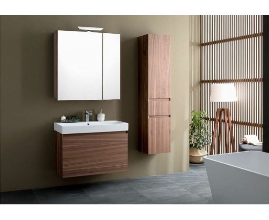 Тумба с раковиной Aquanet Нью-Йорк 85 орех арт. 00213936_, изображение 9