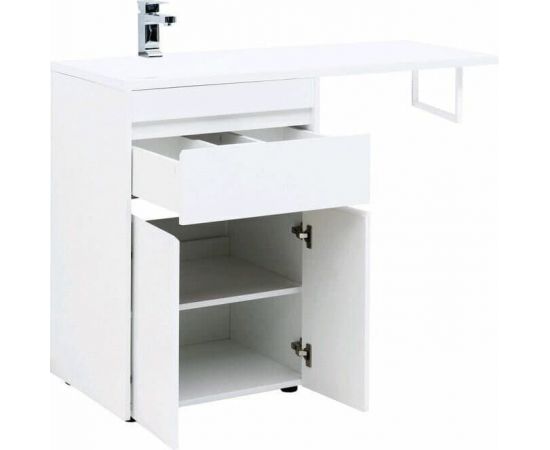Тумба с раковиной Aquanet Токио 120 L белый (напольная, 1 ящик, 2 дверцы) арт. 00239211_, изображение 5