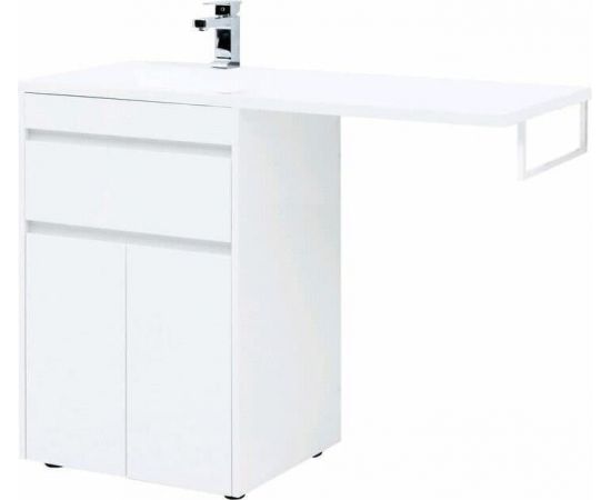 Тумба с раковиной Aquanet Токио 120 L белый (напольная, 1 ящик, 2 дверцы) арт. 00239211_, изображение 6