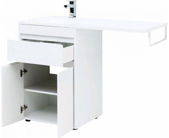 Тумба с раковиной Aquanet Токио 120 L белый (напольная, 1 ящик, 2 дверцы) арт. 00239211_, изображение 7