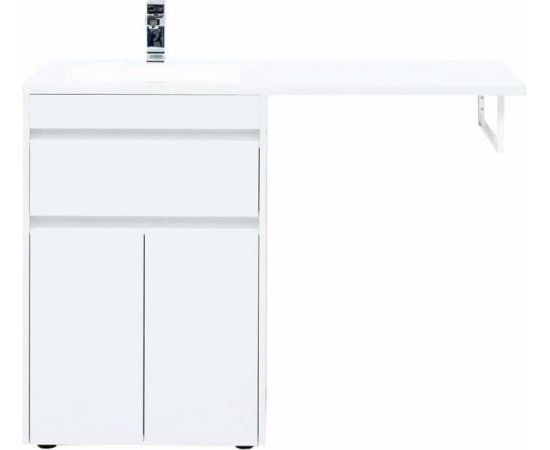 Тумба с раковиной Aquanet Токио 120 L белый (напольная, 1 ящик, 2 дверцы) арт. 00239211_, изображение 10