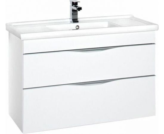 Тумба с раковиной Aquanet Эвора 100 белый арт. 00212704_, изображение 2