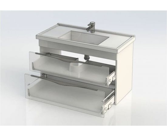 Тумба с раковиной Aquanet Эвора 100 белый арт. 00212704_, изображение 10