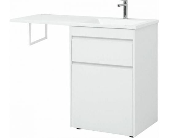 Тумба с раковиной Aquanet Токио 120 R белый (напольная, 1 ящик) арт. 00239301_, изображение 14