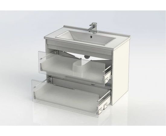 Тумба с раковиной Aquanet Тулон 85 белый арт. 00213060_, изображение 9