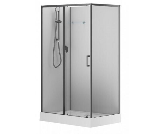 Душевая кабина Aquanet Passion EVO 120L Black 120x80_, изображение 2