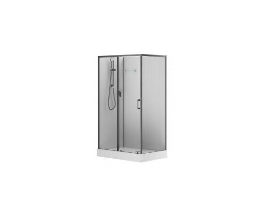 Душевая кабина Aquanet Passion EVO 120L Black 120x80_