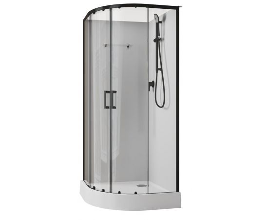 Душевая кабина Aquanet Passion EVO R Black 80x80_, изображение 5