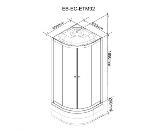 Душевая кабина Parly EFM921_, изображение 4