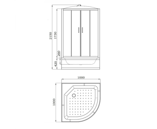 Душевая кабина Parly EC1021_, изображение 8