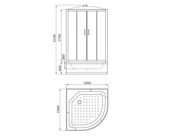 Душевая кабина Parly EB1021_, изображение 10