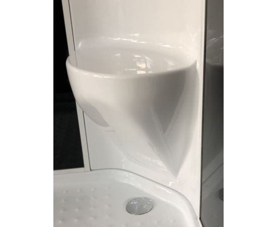 Душевая кабина Royal Bath 80HP6-BT-CH (черное/прозрачное) 80x80x217_, изображение 5