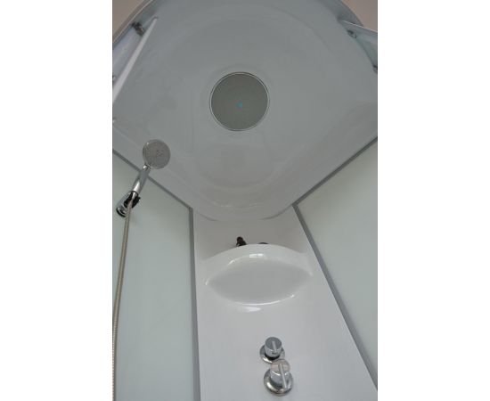 Душевая кабина Royal Bath 80HP7-WC-CH (белое/матовое) 80x80x217_, изображение 6