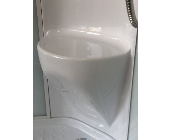 Душевая кабина Royal Bath 80HP7-WC-CH (белое/матовое) 80x80x217_, изображение 5