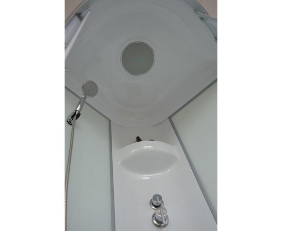 Душевая кабина Royal Bath 80HP7-WT-CH (белое/прозрачное) 80x80x217_, изображение 6