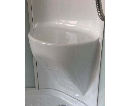 Душевая кабина Royal Bath  90HP6-WC-CH (белое/матовое) 90x90x217_, изображение 5