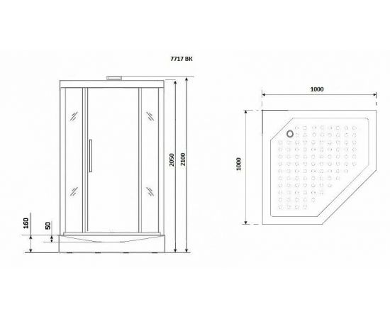 Душевая кабина Niagara NG-7717WBK_, изображение 7