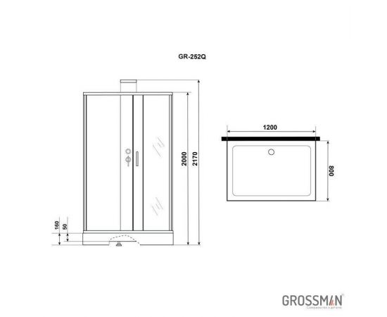 Душевая кабина Grossman GR252Q_, изображение 5