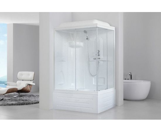 Душевая кабина Royal Bath 8100BP1-T (прозрачное) левая 100x80x217_, изображение 2