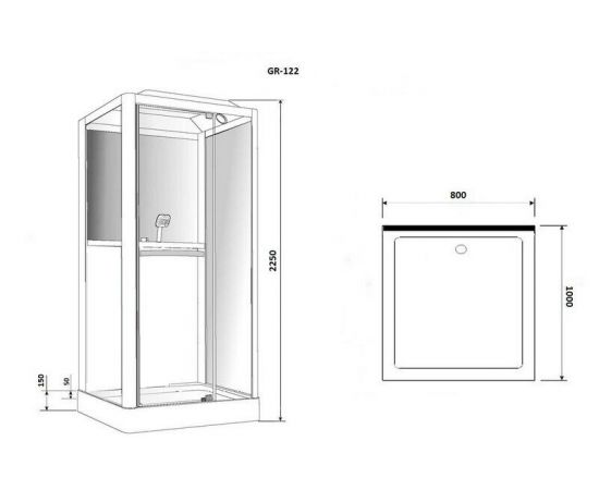 Душевая кабина Grossman GR-122_, изображение 10
