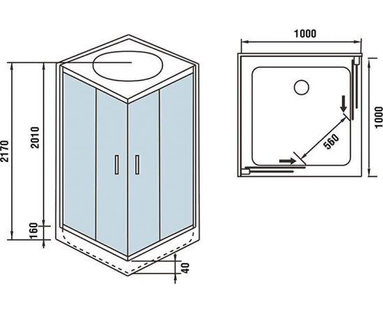 Душевая кабина WeltWasser WW500 LAINE 1002_, изображение 9