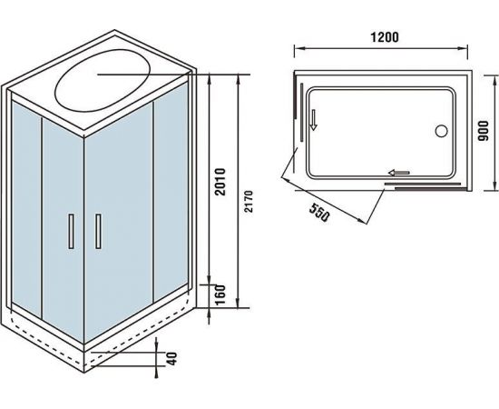 Душевая кабина WeltWasser WW500 LAINE 1202_, изображение 10