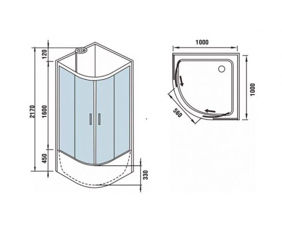 Душевая кабина WeltWasser WW500 HALLE 1001_, изображение 10