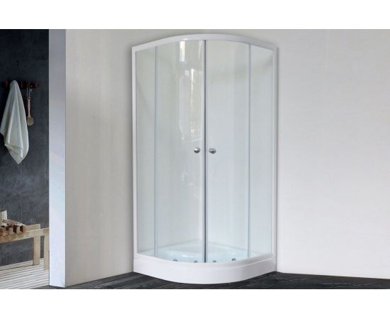 Душевой угол Royal Bath RB100HKD-T 100x100 (прозрачное стекло)_, изображение 2