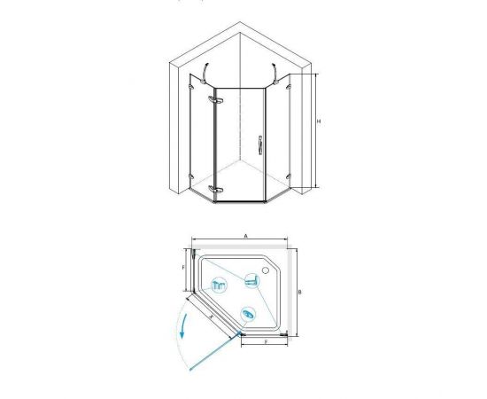 Душевой уголок RGW SA-81 02038199-11_, изображение 2