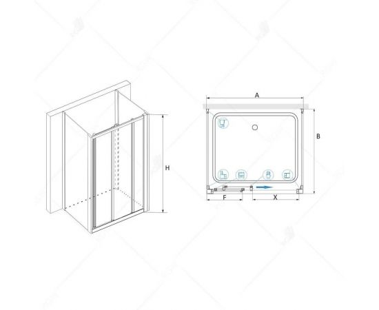 Душевой уголок RGW CL-30 P (CL-11 + 2Z-12) 04094088-11P_, изображение 2