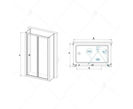 Душевой уголок RGW CL-31 P (CL-21 + 2Z-12) 04094188-11P_, изображение 2