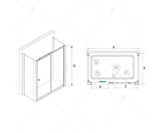 Душевой уголок RGW CL-45 P (CL-12 + 2Z-12) 04094507-11P_, изображение 2