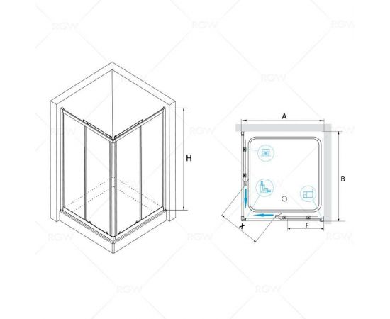 Душевой уголок RGW CL-32 04093299-11_, изображение 2