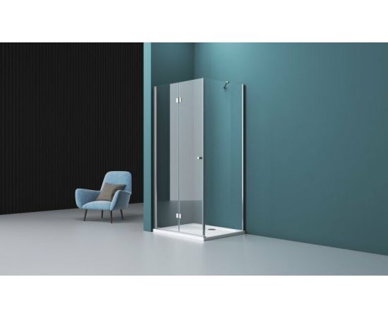 Душевой уголок BelBagno ALBANO-ASH-1-100/80-C-Cr_, изображение 3