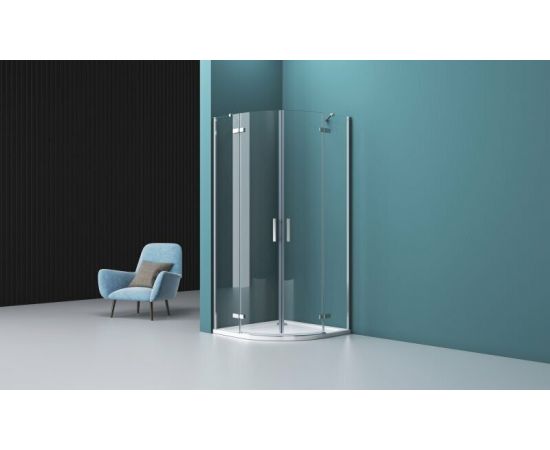 Душевой уголок BelBagno KRAFT-R-2-90-C-Cr_, изображение 2