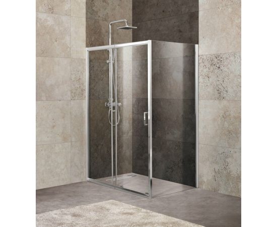 Душевой уголок BelBagno UNIQUE-AH-1-100/115-90-C-Cr_